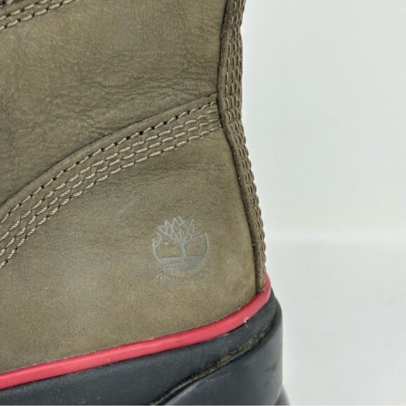 Timberland Courmayeur Valley Women’s Ankle Boot Green Leather A5219 - GREEN - Picture 7 of 11